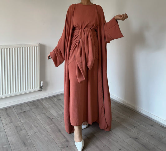 Yasmine 3-piece dress/abaya