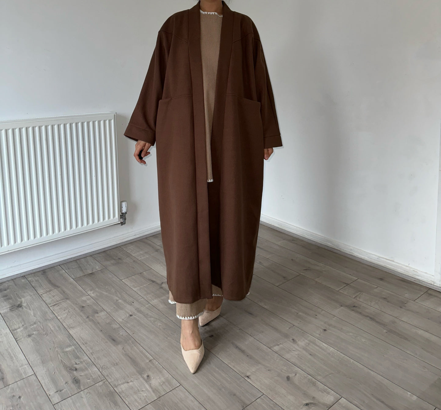 Oversized maxi coat