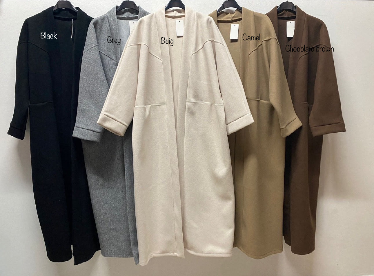 Oversized maxi coat