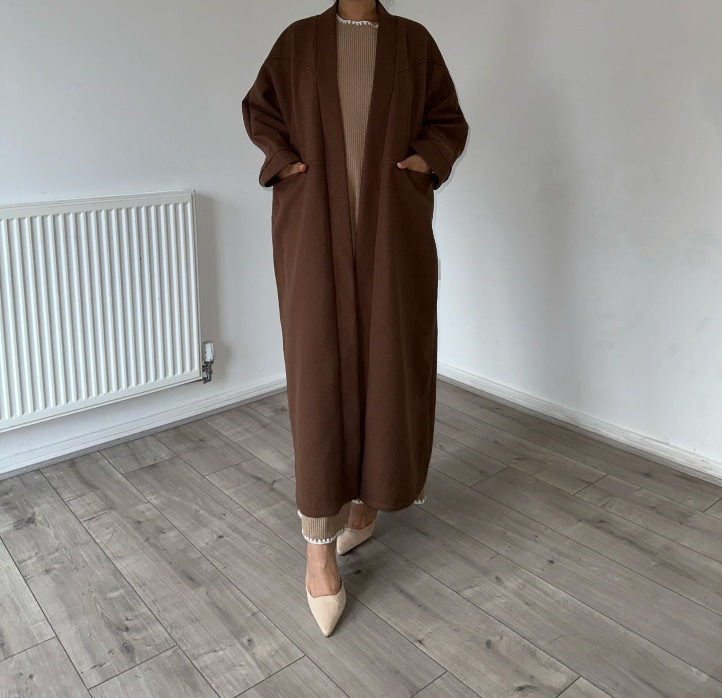 Oversized maxi coat